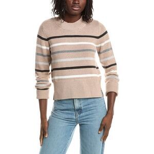 &Isla Womens  Ember Stripe Sweater, Brown